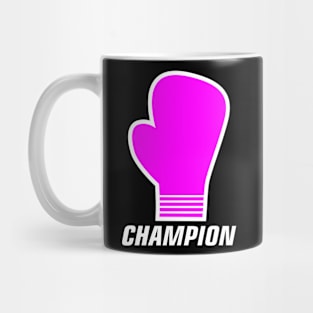 Athletic champion workout and gym t shirt for athletes and sportsperson. Mug